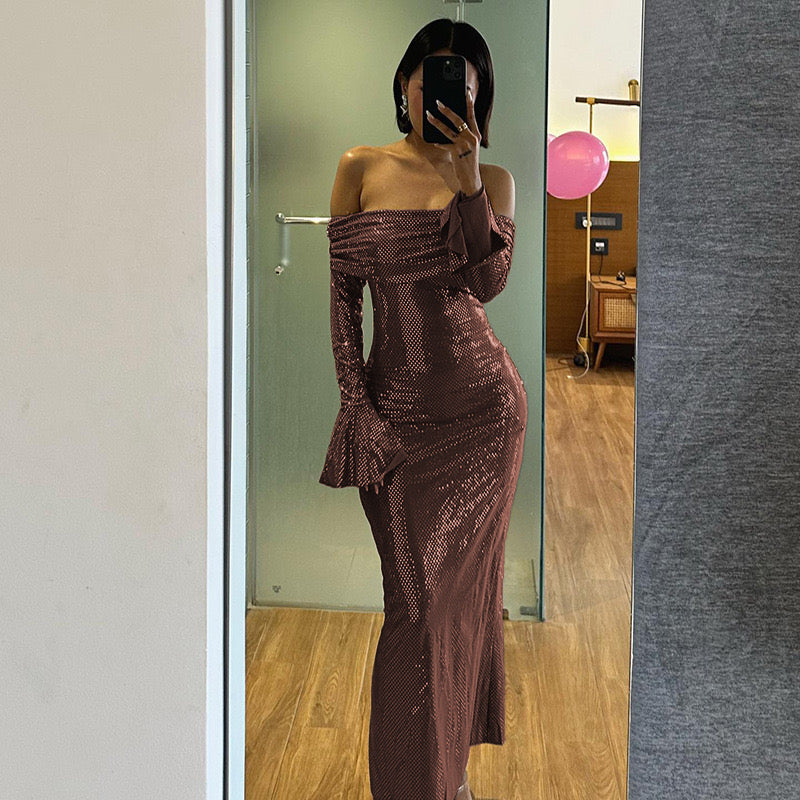 Astella - Sukienka z cekinami