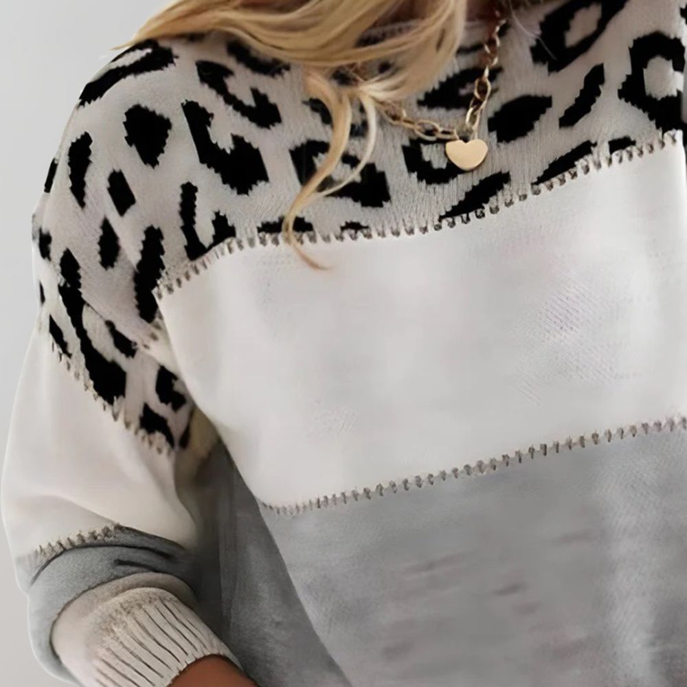 Jacky | Elegant Leopard Sweater