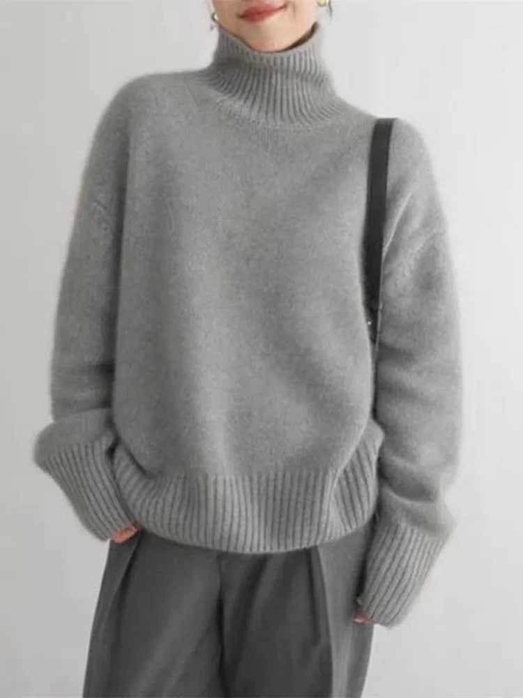 Isabella - High cashmere collar