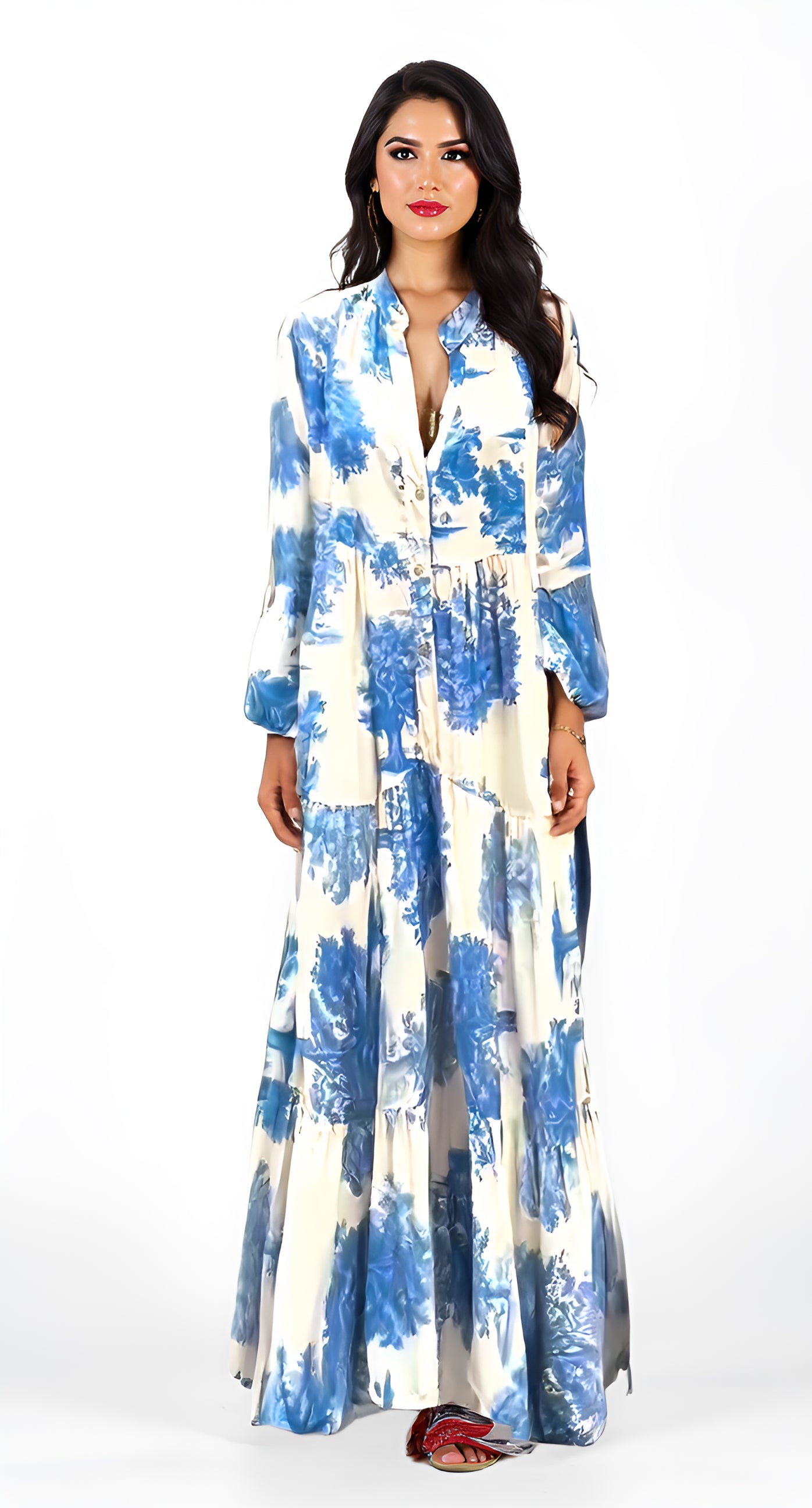 Tina™ | Maxi Dress with Flowers