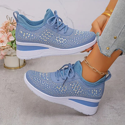 Charlotte – Supportive Orthopaedic Trainers with Elegant Sparkle