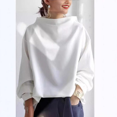 Rome | High-Neck Soft Knit Top