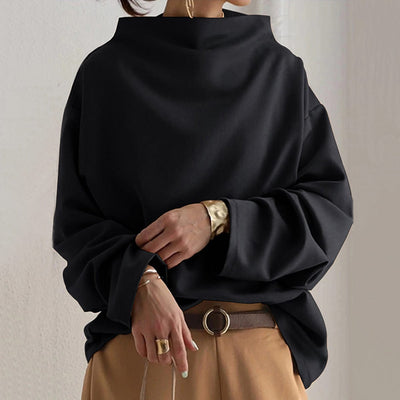 Rome | High-Neck Soft Knit Top