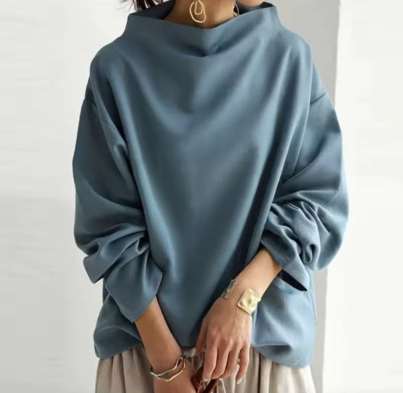 Rome | High-Neck Soft Knit Top