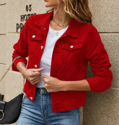 Elsa | Slim Fit Denim Jacket