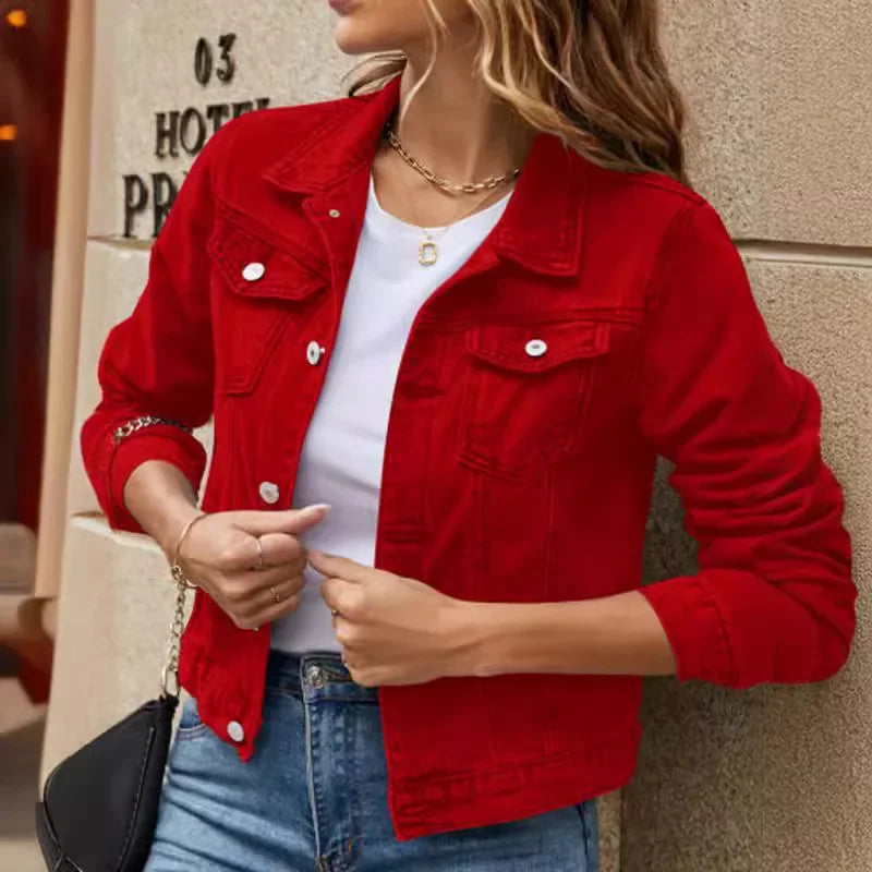 Elsa | Slim Fit Denim Jacket