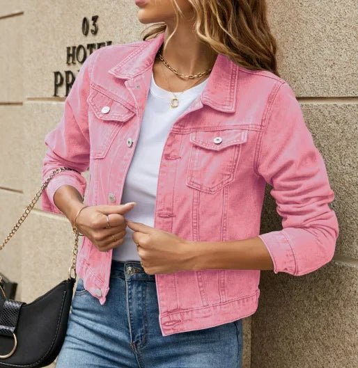 Elsa | Slim Fit Denim Jacket