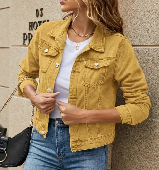Elsa | Slim Fit Denim Jacket