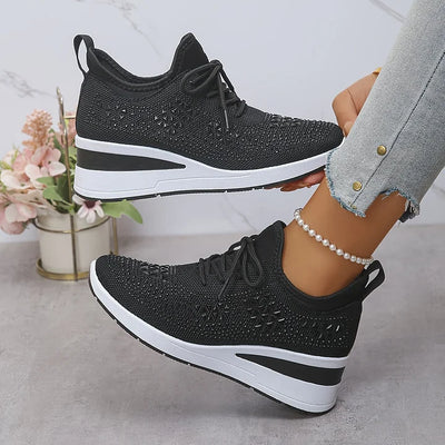 Charlotte – Supportive Orthopaedic Trainers with Elegant Sparkle